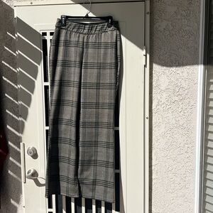 Maurices Gray Plaid Wide-Leg Pants